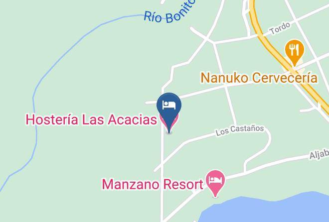 Villa La Angostura - Hosteria Las Acacias Maps