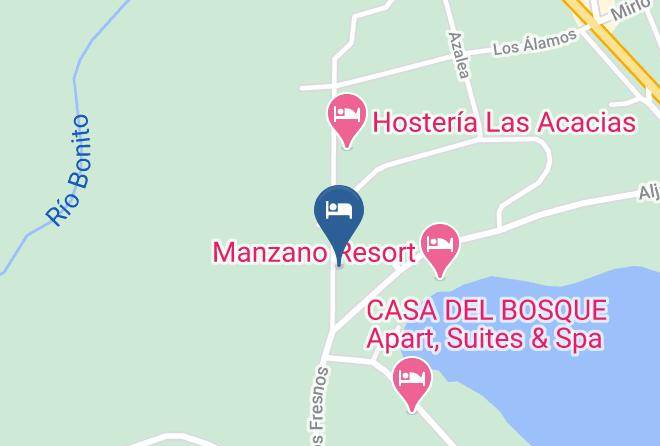 Villa La Angostura - Hosteria Las Garzas Maps