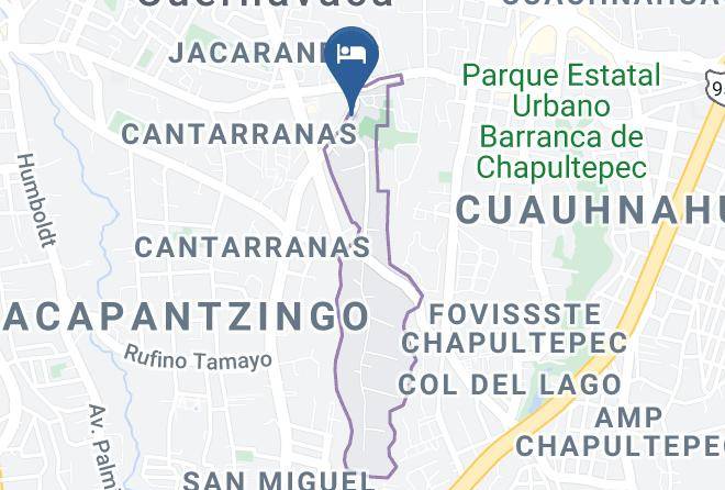 Cuernavaca - Hosteria Las Quintas Maps