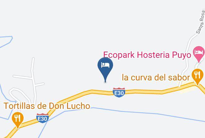 Puyo - Hosteria Lizanes Maps