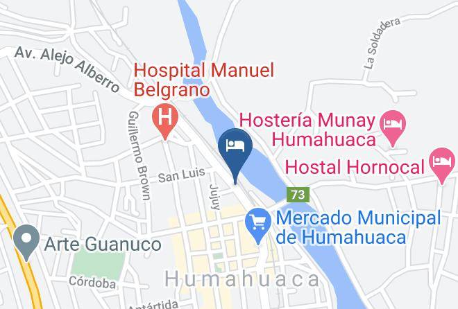 Humahuaca - Hosteria Los Airampos Maps