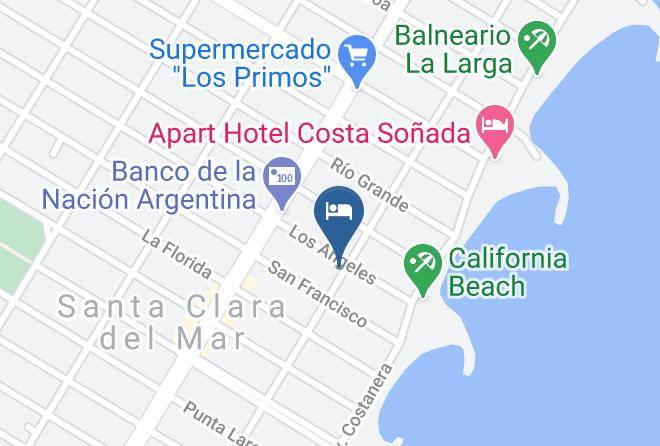 Mar Chiquita - Hosteria Los Troncos Maps