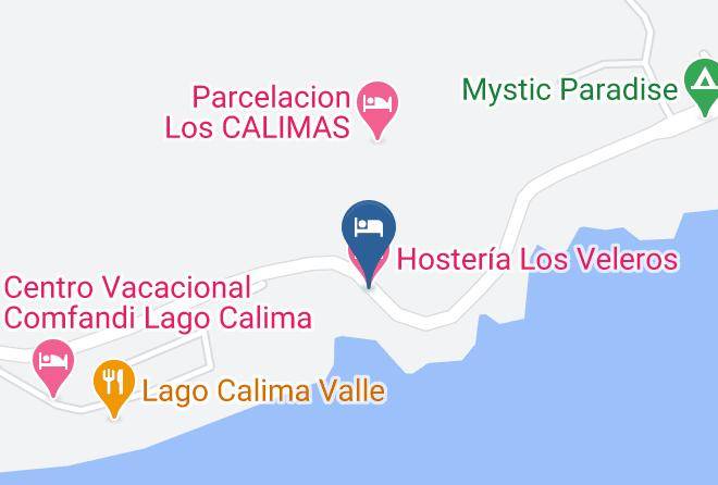 Calima - Hosteria Los Veleros Maps