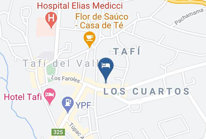 Tafi Del Valle - Hosteria Lunahuana Maps