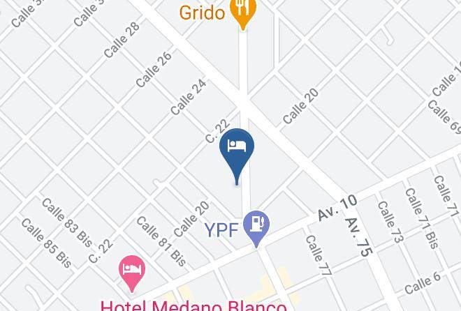 Necochea - Hosteria Madre Selva Maps