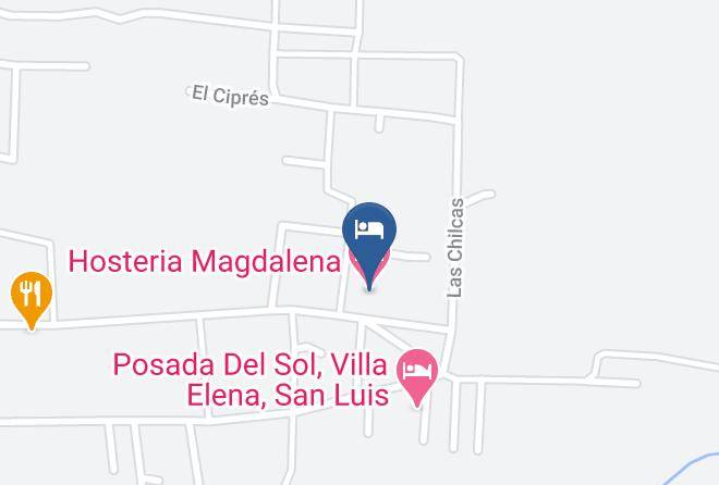 Concaran - Hosteria Magdalena Maps