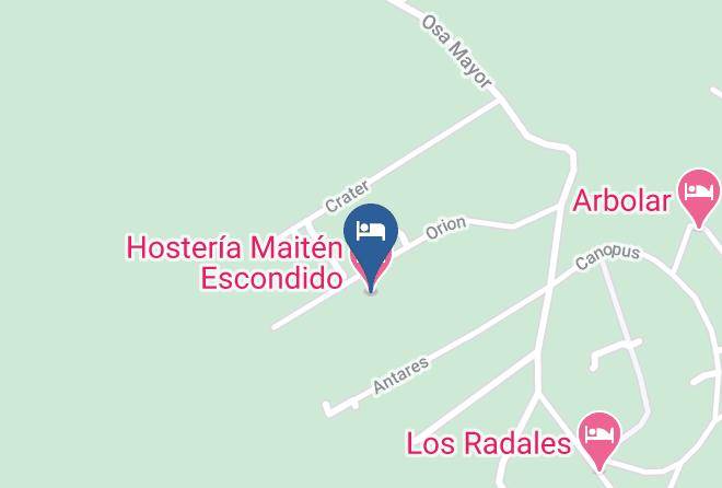 Villa La Angostura - Hosteria Maiten Escondido Maps