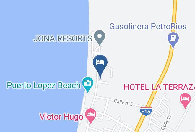 Puerto Lopez - Hosteria Mandala Maps
