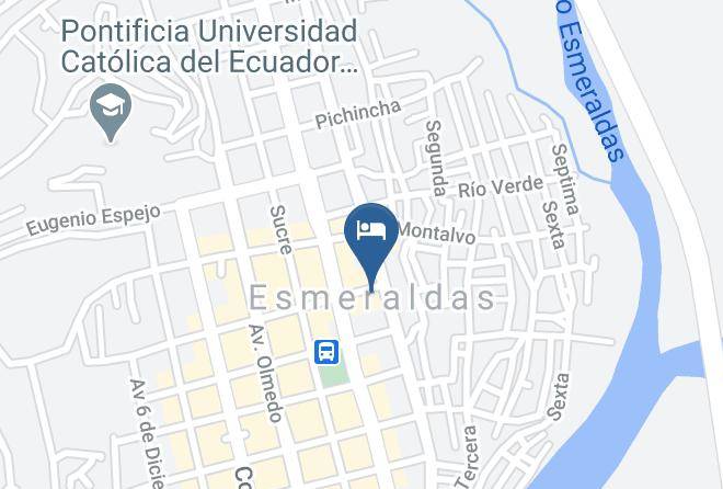 Esmeraldas - Hosteria Marios Park Maps