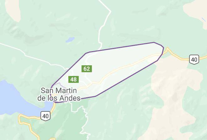 Lacar Department - Hosteria Monte Verde Maps