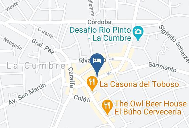 Punilla Department - Hosteria Norita Ranch Maps