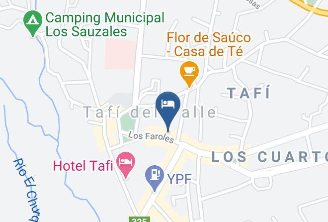 Tafi Del Valle - Hosteria Orcko Huasi Maps