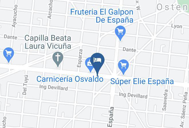 Pinamar - Hosteria Ostende Maps