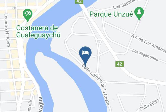 Gualeguaychu - Hotel Hosteria Papaya Gualeguaychu Maps