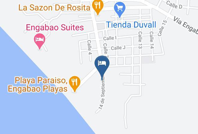 Playas - Hosteria Paraiso Engabao Maps