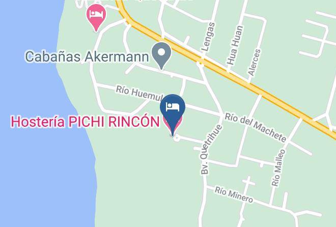Villa La Angostura - Hosteria Pichi Rincon Maps