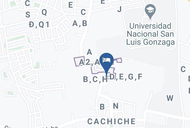 Ica - Hosteria Piramide Cachiche Maps