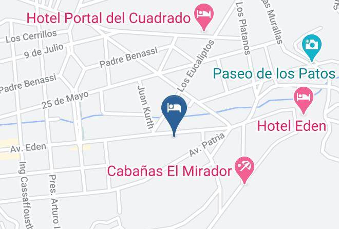 Punilla Department - Hosteria Posada Aymara Maps