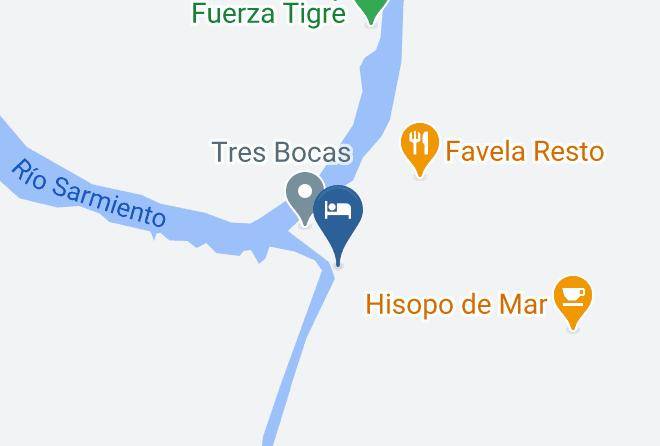 Islas Tigre - Hosteria Puerto Carpincho Maps