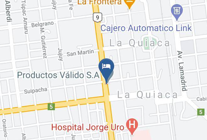 Yavi - Hosteria Rio Toro Ara Maps