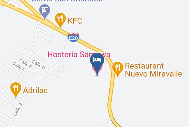 Santo Domingo - Hosteria Samawa Maps