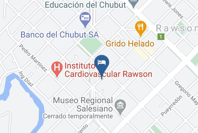 Rawson - Hosteria Sampedro Maps