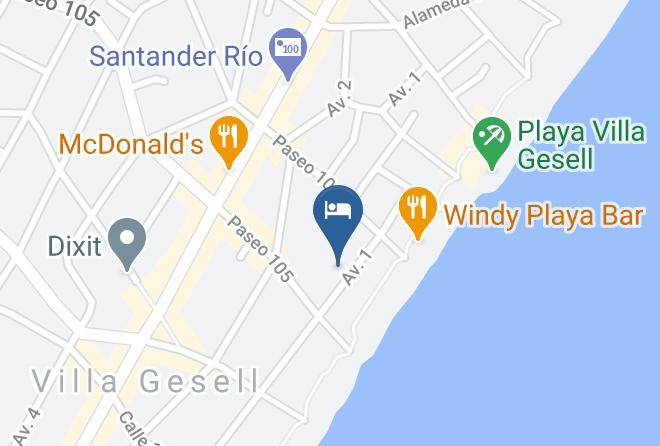 Villa Gesell - Palazzo Ariete Hotel Maps