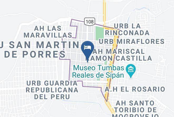 Lambayeque - Hosteria San Roque Maps