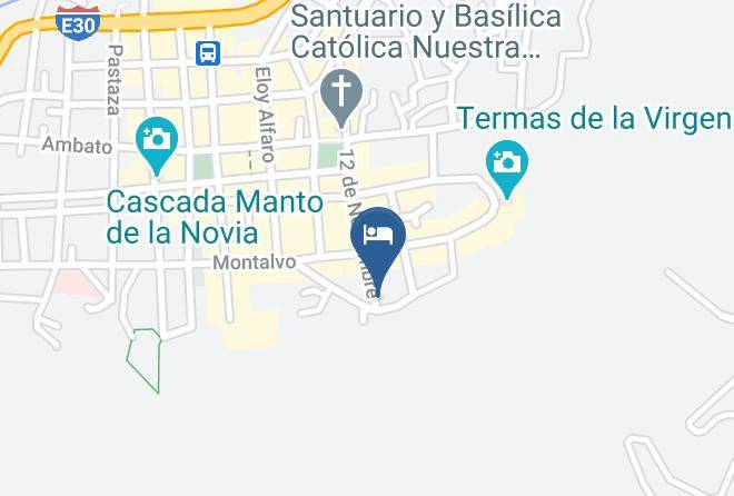 Banos De Agua Santa - Hosteria Santa Clara Maps
