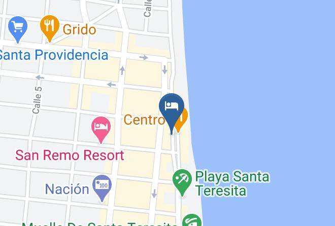 Mar Del Tuyu - Hosteria Santa Teresita Maps
