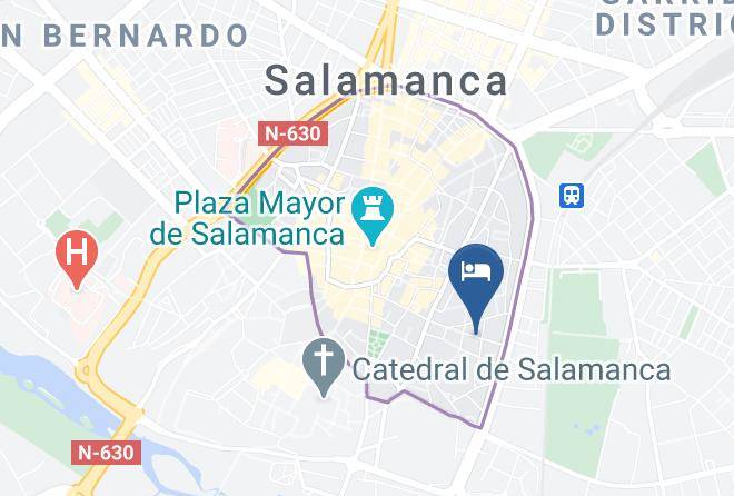 Salamanca - Hosteria Santamaria Maps