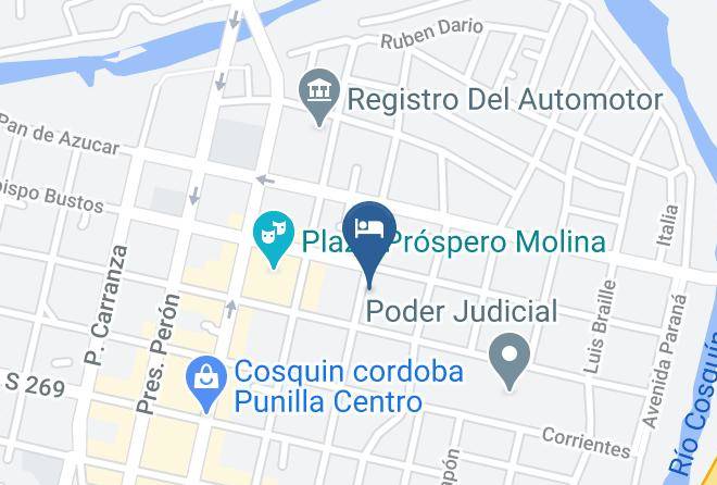 Punilla Department - Hosteria Siempreverde Maps