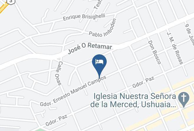 Ushuaia - Hosteria Sloggett Maps