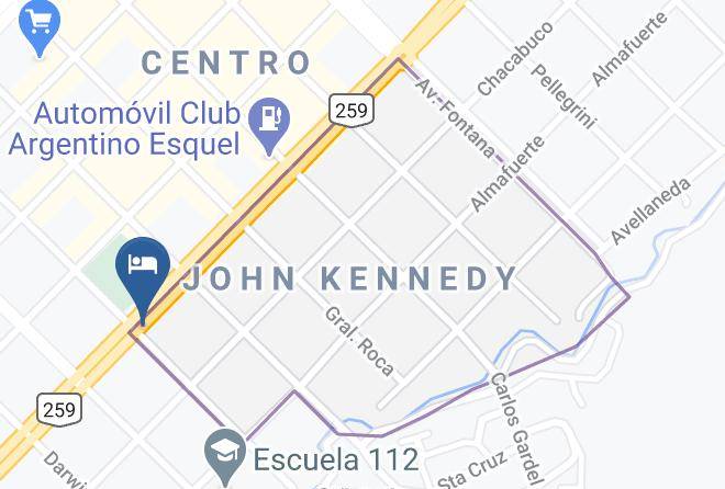 Futaleufu Department - Hosteria & Spa Plaza Esquel Maps