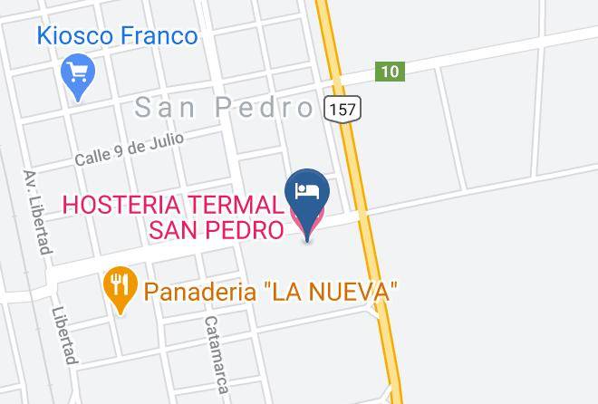 Guasayan - Hosteria Termal San Pedro Maps