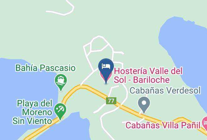 Bariloche - Hosteria Valle Del Sol Bariloche Maps