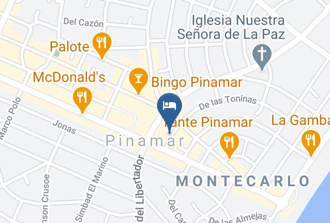 Pinamar - Hosteria Venezia Maps
