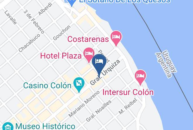 Colon - Hosteria Viejo Almacen Maps