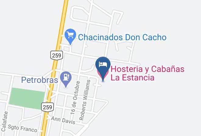 Futaleufu Department - Hosteria Y Cabanas La Estancia Maps