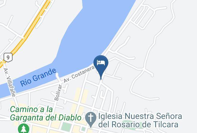 Tilcara - Hosteria Y Cabanas Las Tinajas Maps
