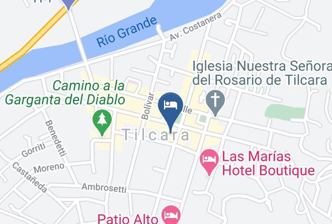 Tilcara - Hotel El Antigal Maps