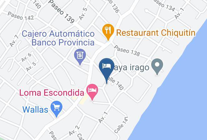 Villa Gesell - Hosteria Ymaz Maps
