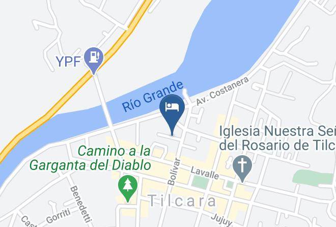 Tilcara - Hosteria Zoe Maps