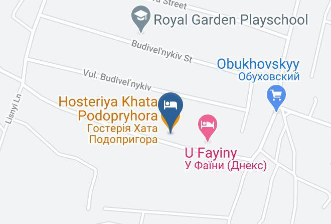 Dnipro Raion - Hosteriya Khata Podopryhora Maps