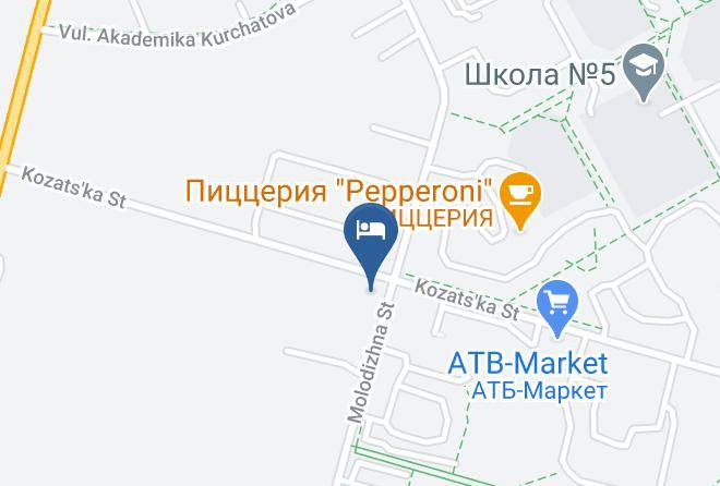 Enerhodar - Hostevoy Dom Alysa Maps