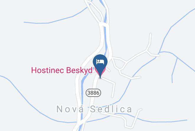 Snina - Hostinec Beskyd Maps