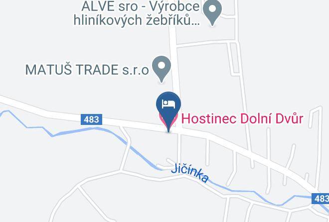 Novy Jicin - Hostinec Dolni Dvur Maps