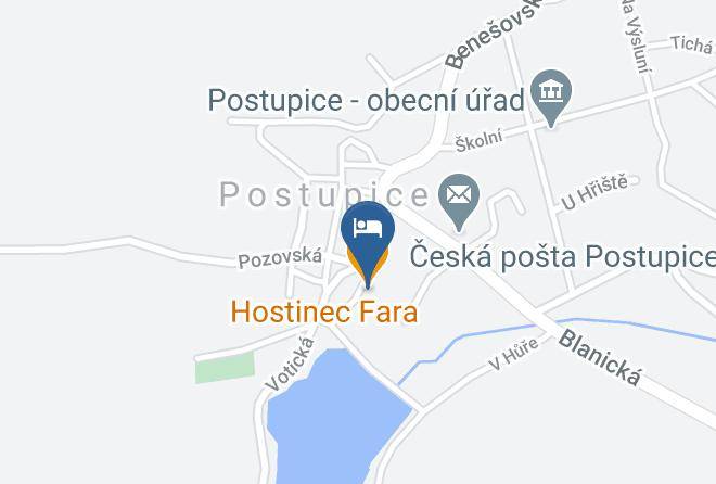 Benesov - Hostinec Fara Maps