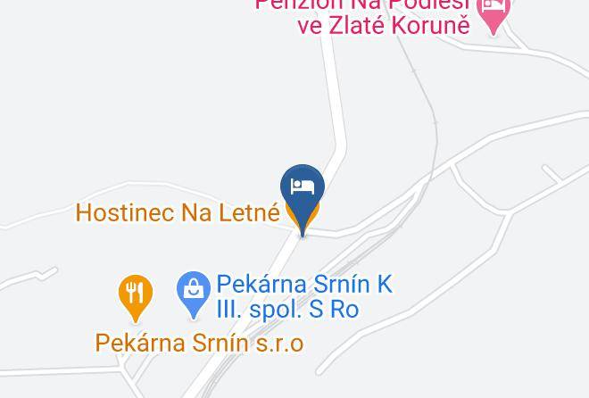 Cesky Krumlov - Hostinec Na Letne Maps