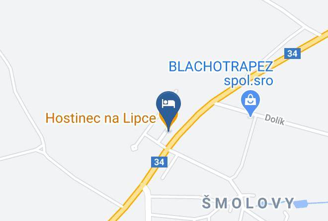 Havlickuv Brod - Hostinec Na Lipce Maps